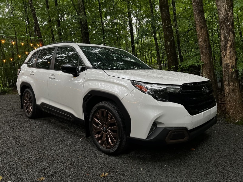 Subaru Forester Mud Flap - Rally Armor - UR Blk Flap/Grey Logo - Black/Grey - `25-`27